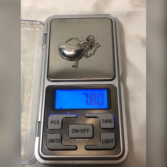 Tiffany by Peretti 925 Large Bean 16” Necklace - Picture 9 of 10